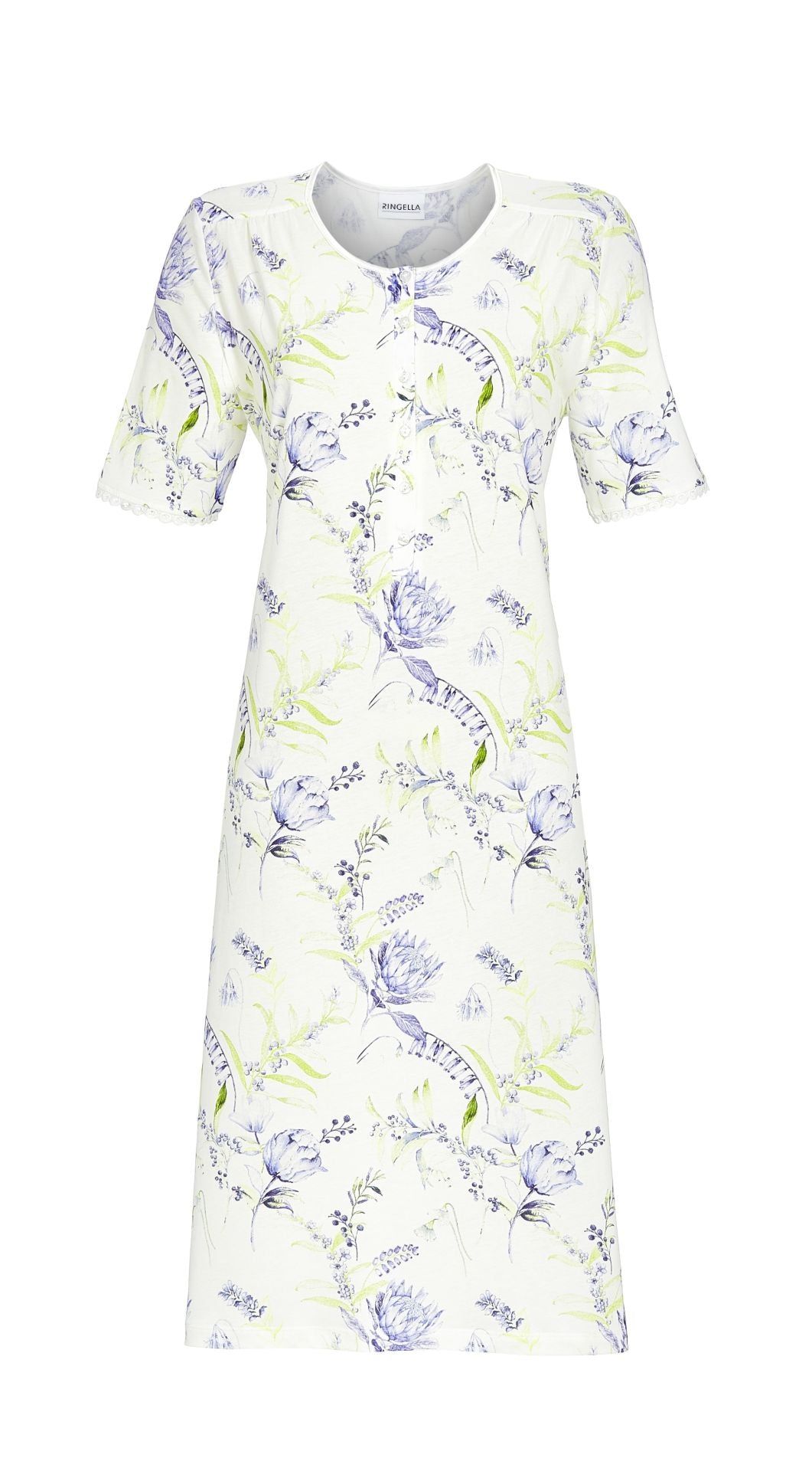 Ringella 5211066 Nachthemd mit Floraldessin