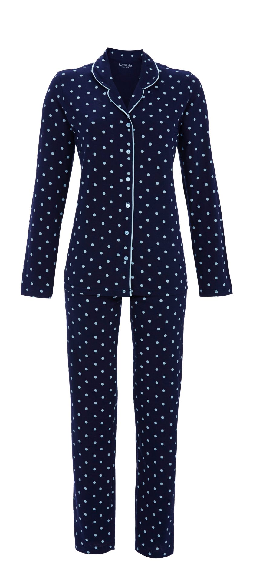 Ringella 5511248 Pyjama mit durchgehender Knopfleiste
