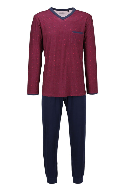 Ringella 6541202 Pyjama mit V-Ausschnitt