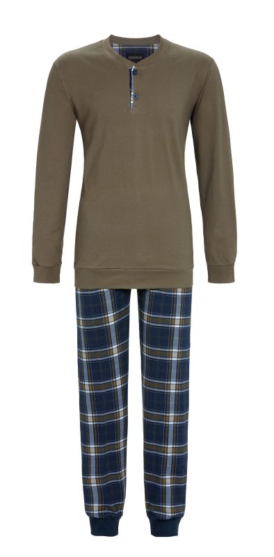 Ringella 3541216 Pyjama mit Strickbündchen
