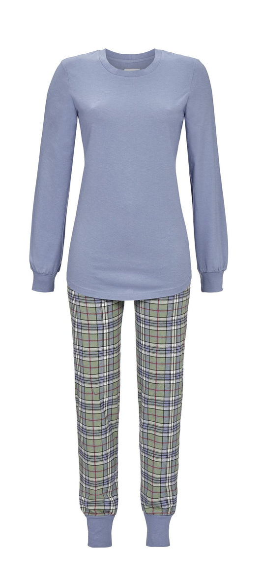 Ringella 4511205 Pyjama mit Strickbündchen