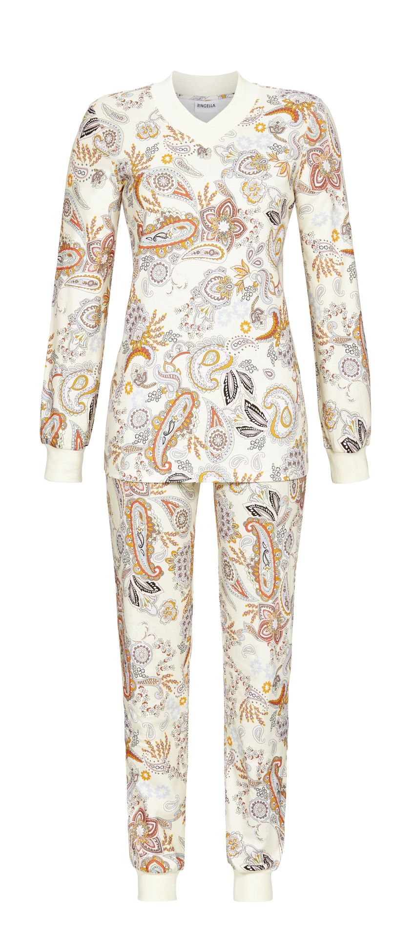 Ringella 4511235 Pyjama mit Strickbündchen