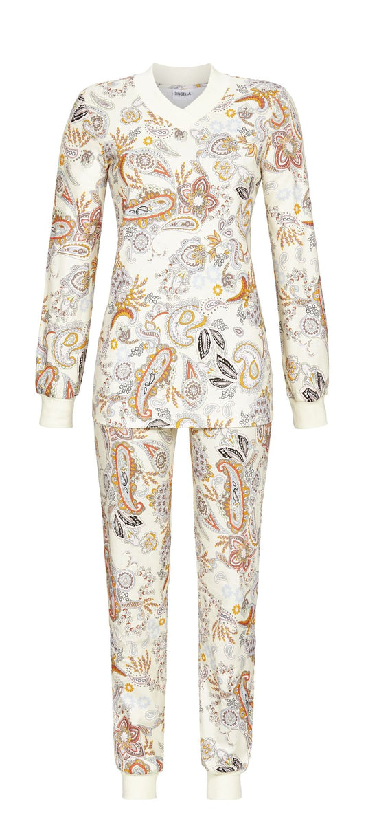 Ringella 4511235 Pyjama mit Strickbündchen