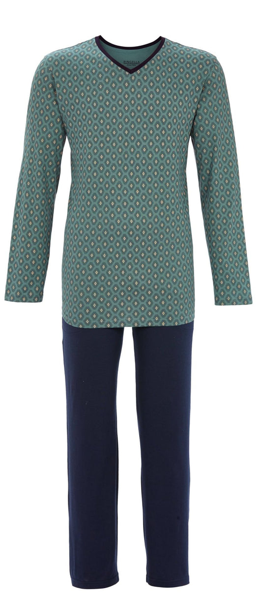 Ringella 5541203 Pyjama mit V-Ausschnitt