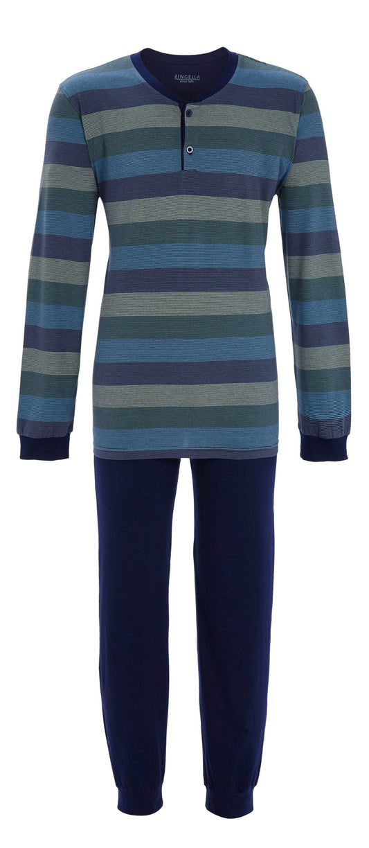 Ringella 5541206 Pyjama mit Strickbündchen