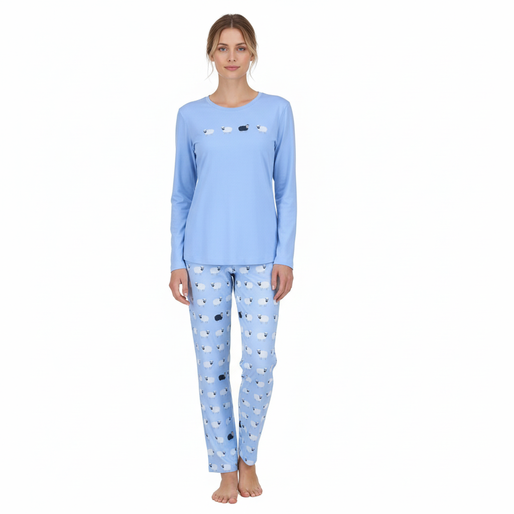 Ringella 6511227 Pyjama mit Motivdruck