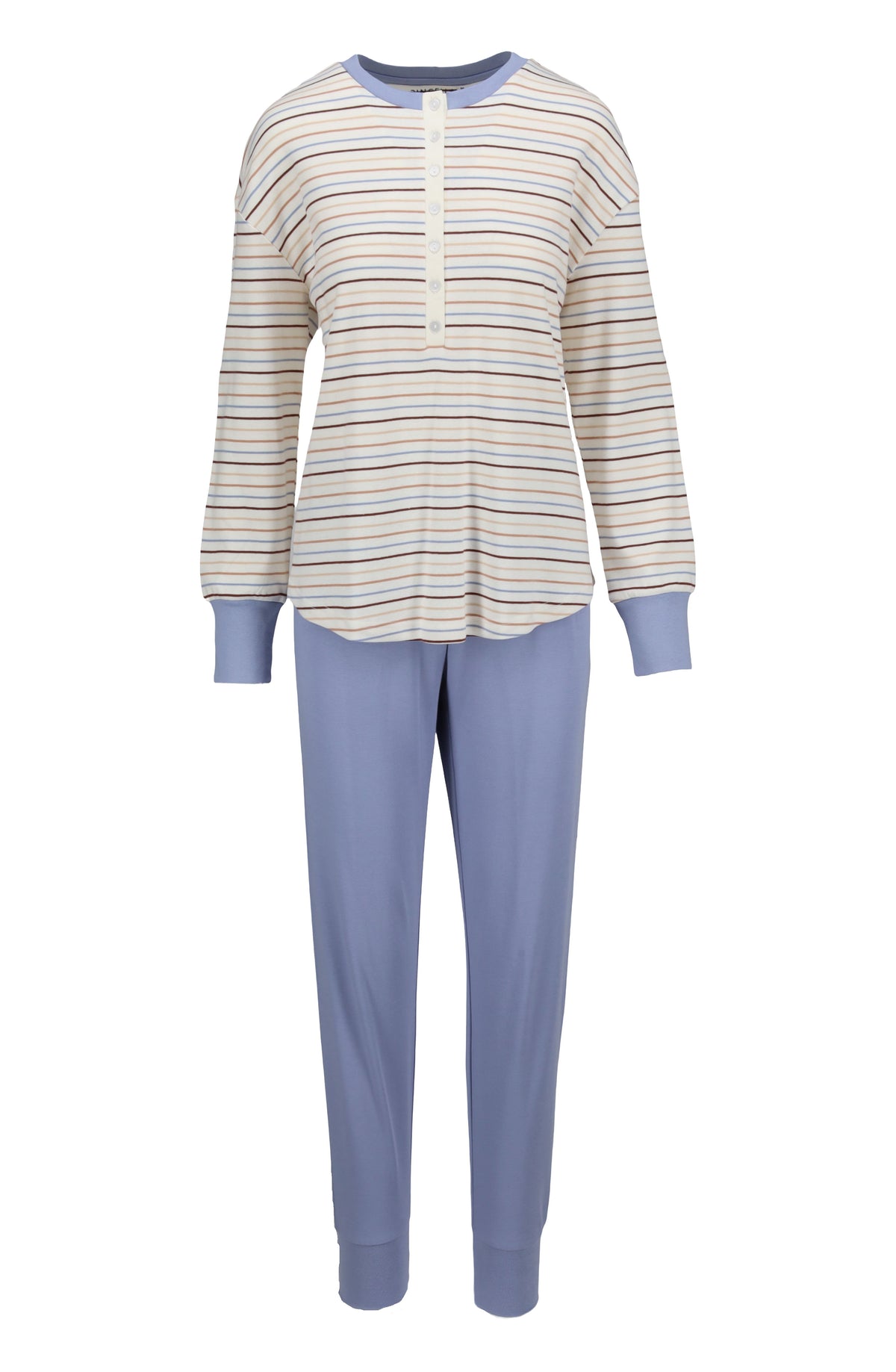 Ringella 6511233 Pyjama mit Strickbündchen