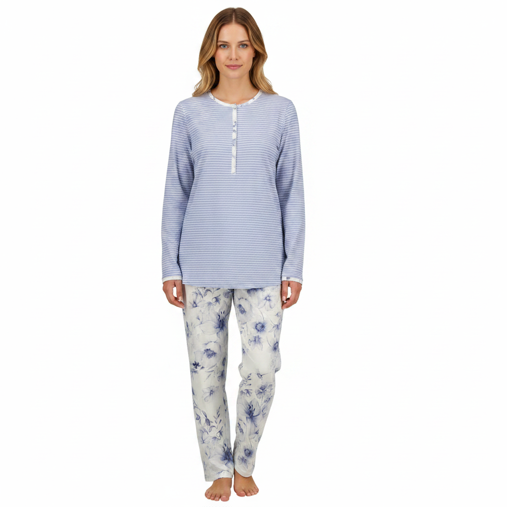 Ringella 6511243 Pyjama im Mustermix