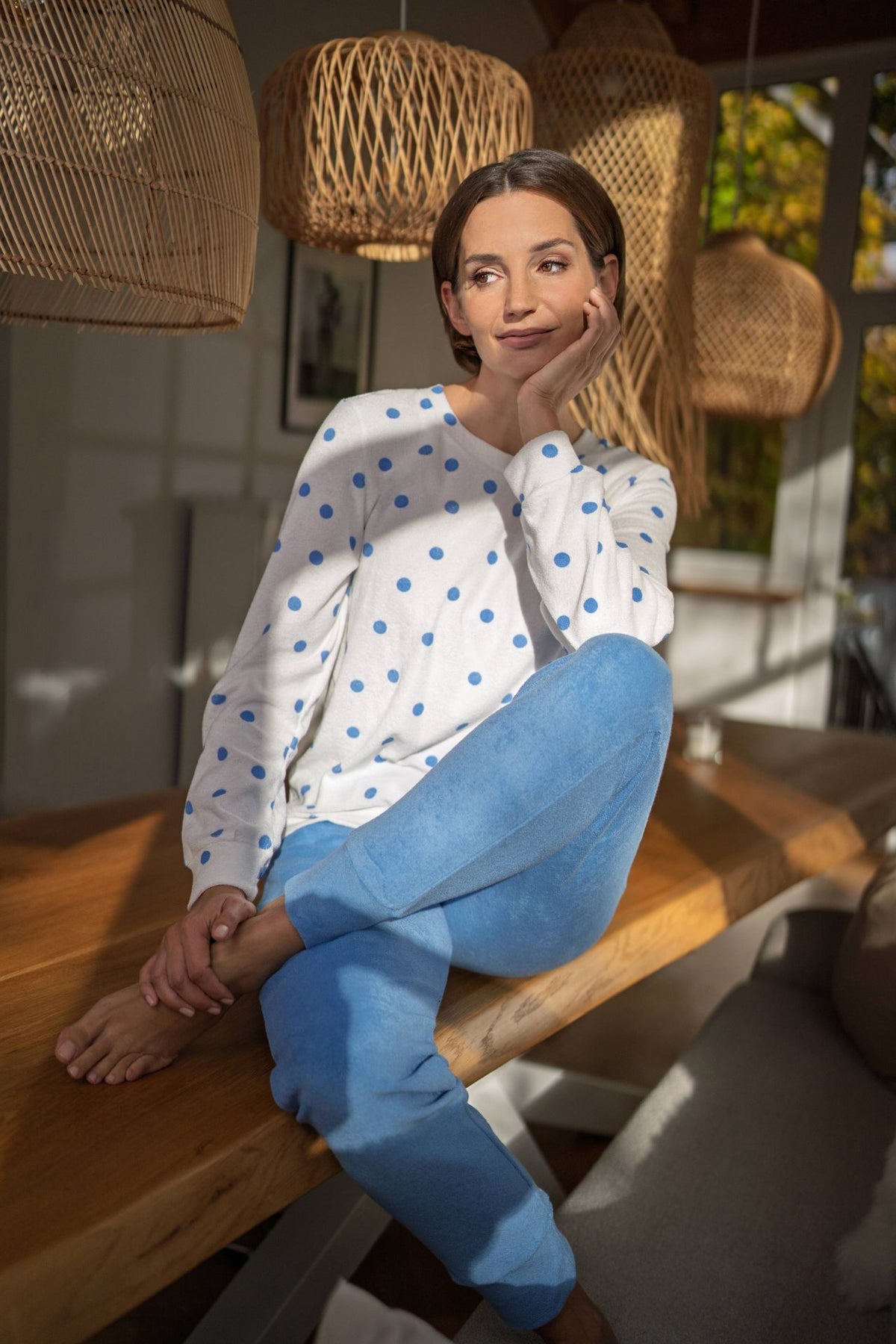 Ringella 6518212 Pyjama aus Stretchfrottee