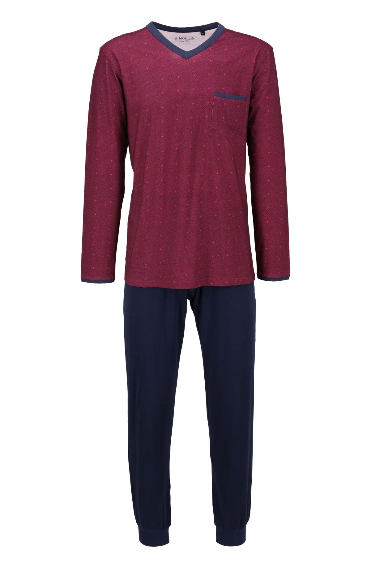 Ringella 6541202 Pyjama mit V-Ausschnitt