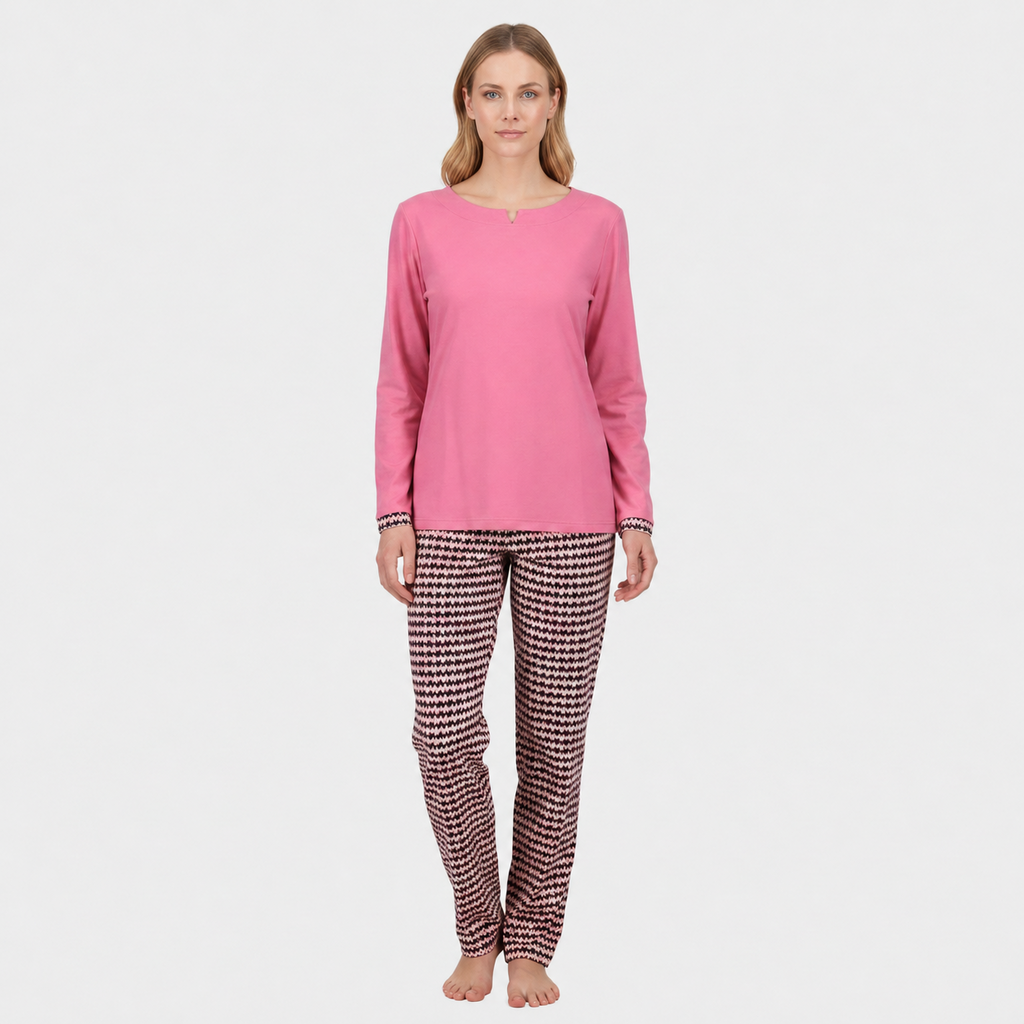 Ringella 6551202 Pyjama mit Hose im Minimaldessin